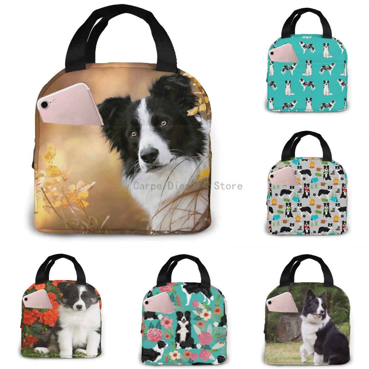 Women'S Young Bags - Lunch Bag Young Border Collie Dog