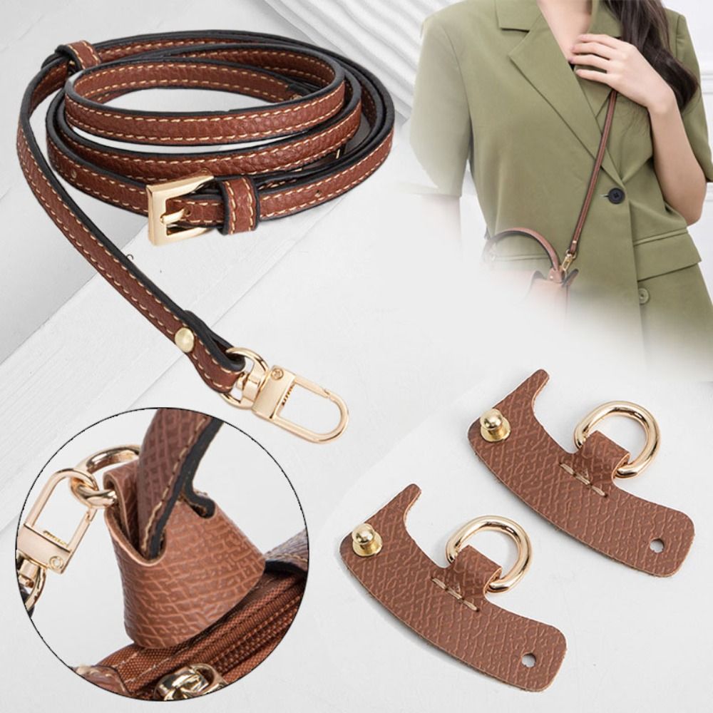 Women'S Bags Longchamp - Women Conversion Replacement Handbag Belts Genuine