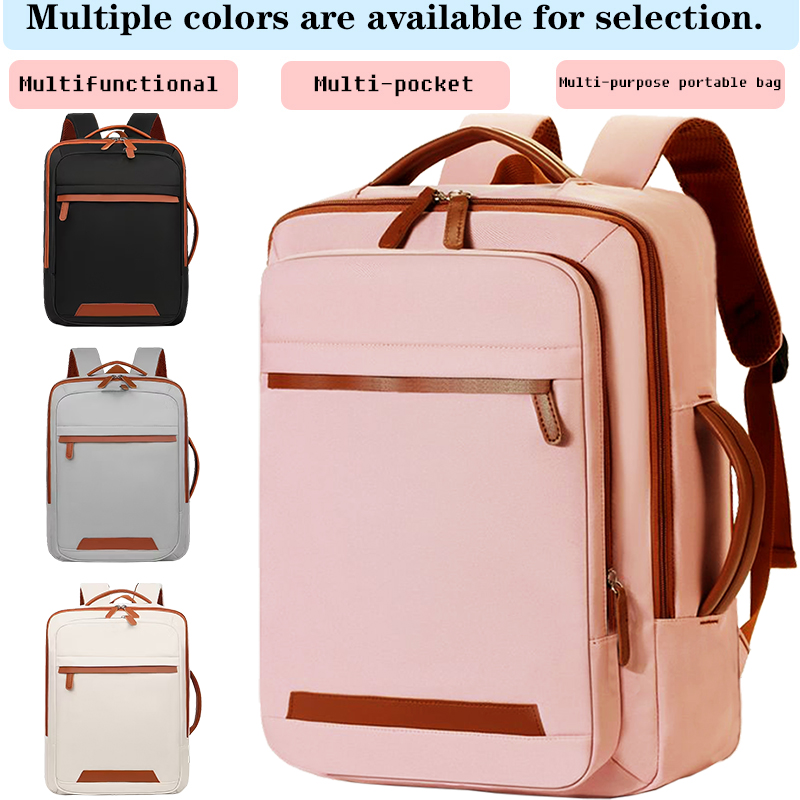 Women Bags Work - Versatile Travel Laptop Backpack with Trolley