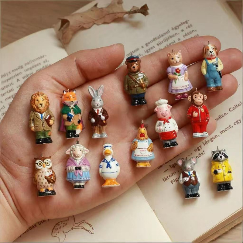 Women'S Young Bags - Creative Cartoon Anthropomorphic Animals Pendant Charms