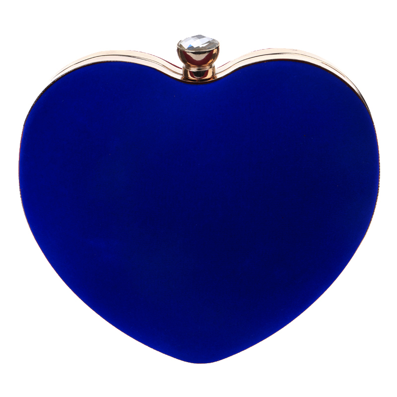 Red Heart Design Women Clutch  - Women Bags Golden ulasan dan harga