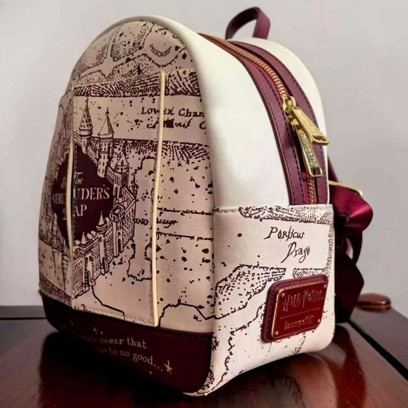 Harry Potter Map Printed Cospl - Mini Backpack Women ulasan dan harga