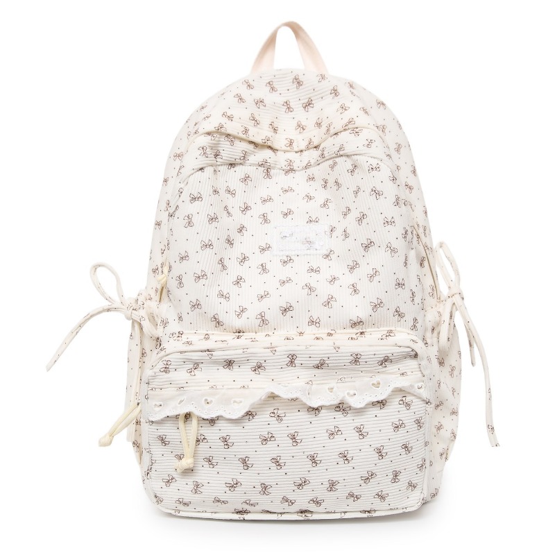Winter Corduroy Backpack Bow-p - Women'S Young Bags ulasan dan harga