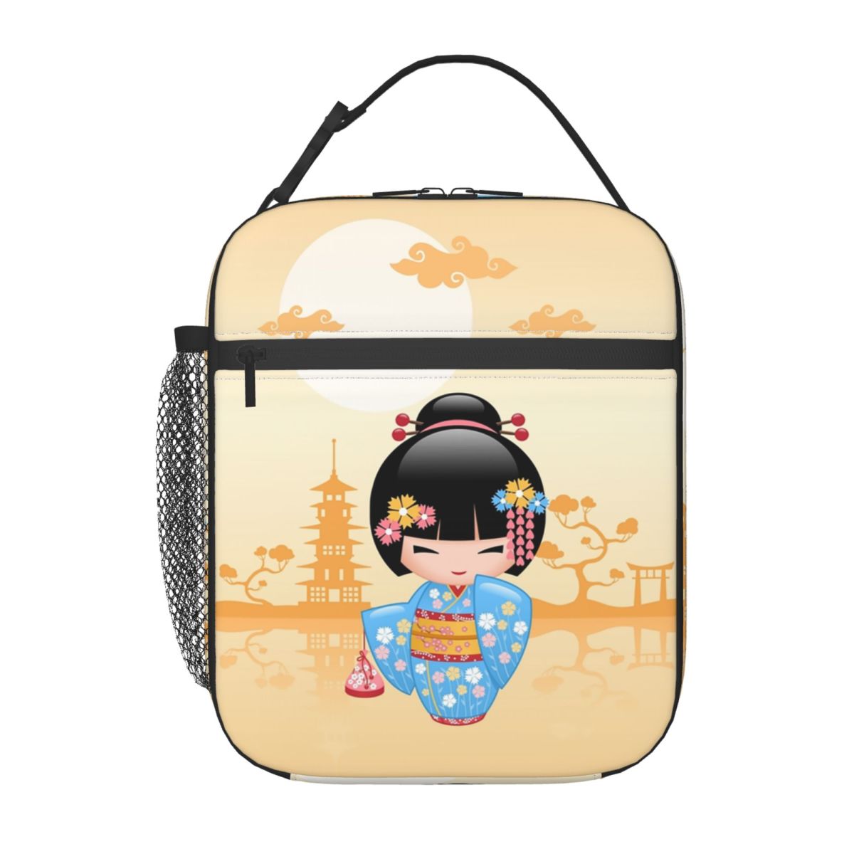 Japanese Maiko Kokeshi Doll In - Women Bags Vector ulasan dan harga