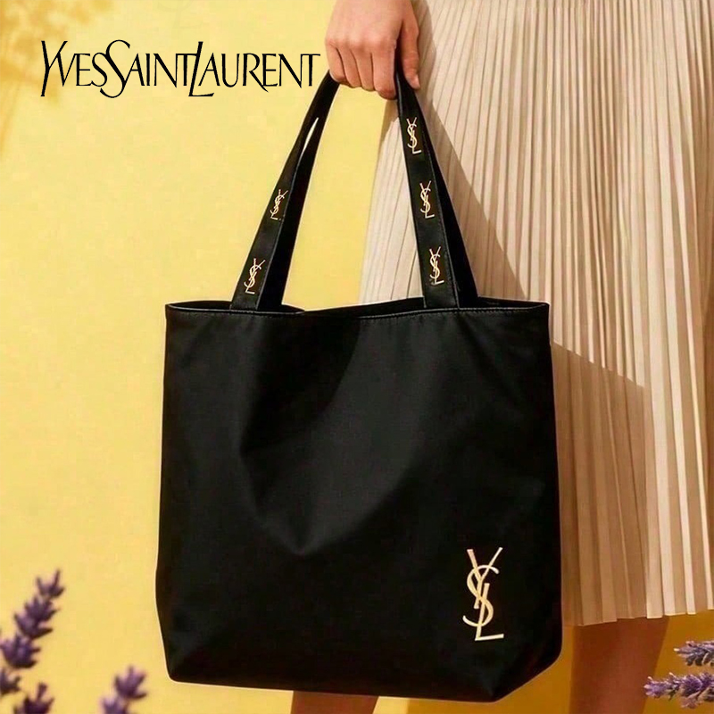 YSL Saint Laurent Black Canvas - Women'S Ysl Bags Tote ulasan dan harga