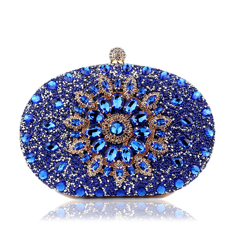 Diamond Crystal Women Make Up  - Women Bags Golden ulasan dan harga