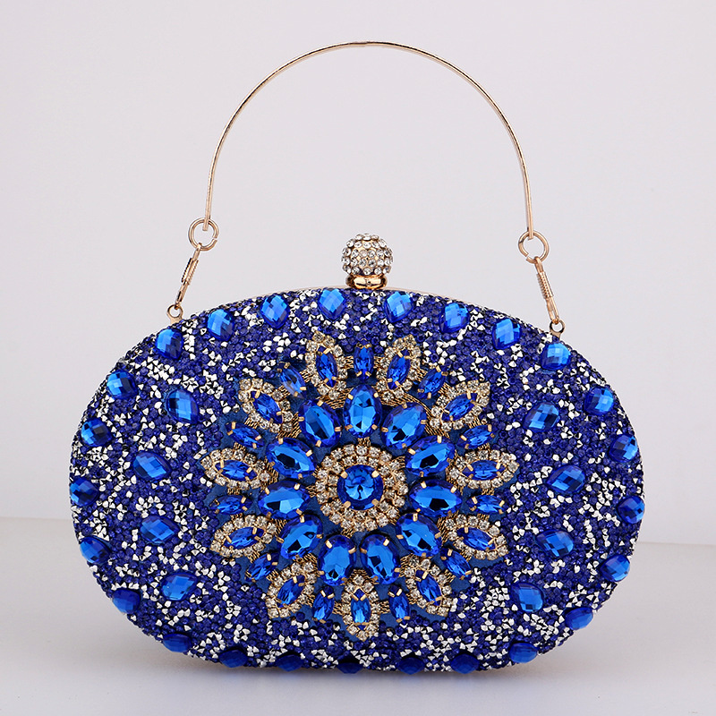 Diamond Crystal Women Make Up  - Women Bags Golden ulasan dan harga