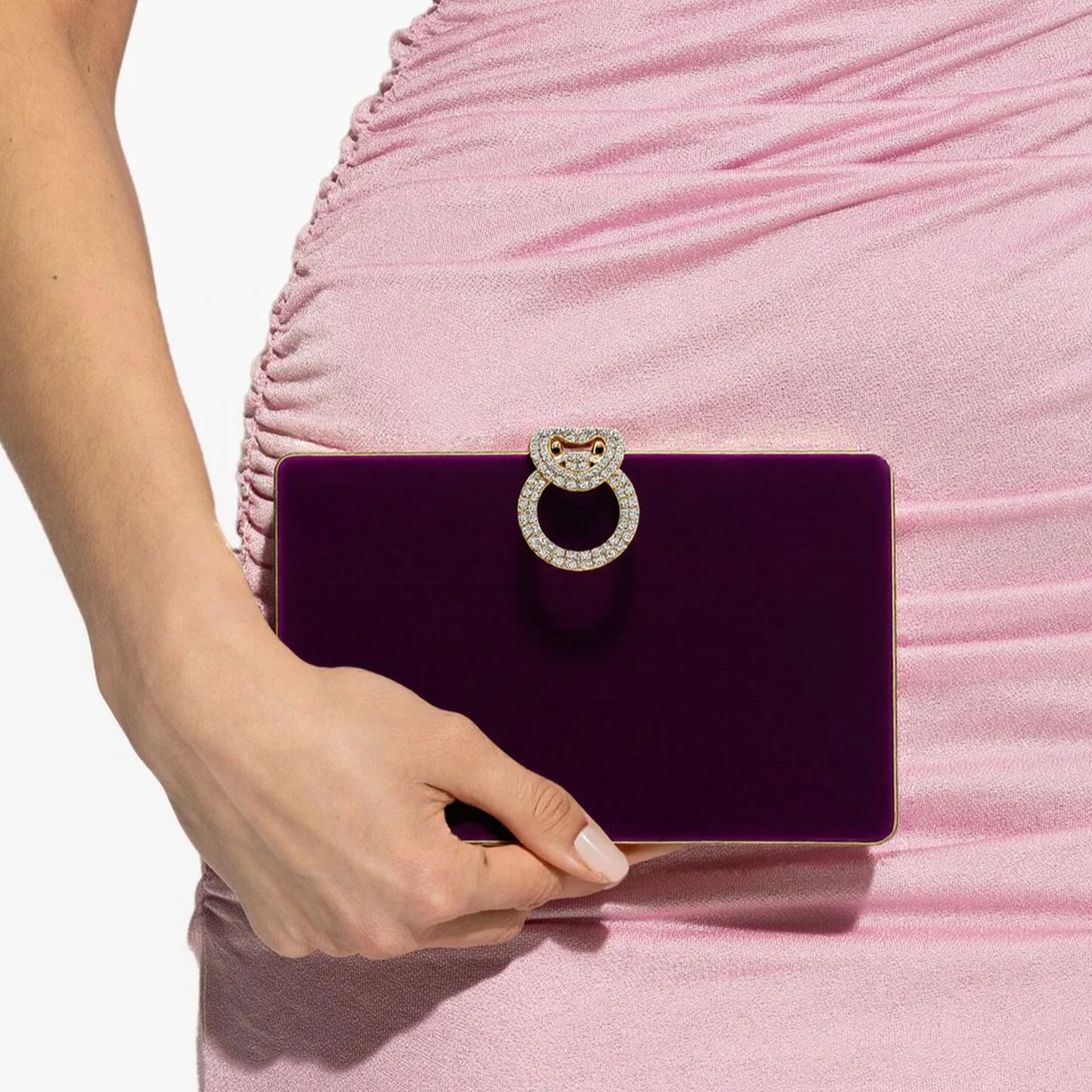 Velvet Women Evening Bags Diam - Women Bags Golden ulasan dan harga