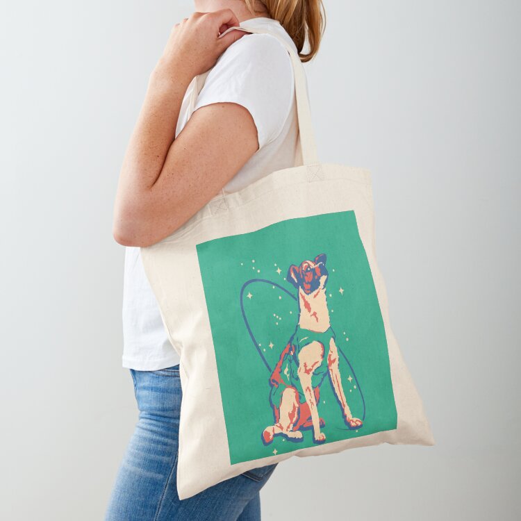 Laika Space Dog Illustration V - Women Bags Vector ulasan dan harga