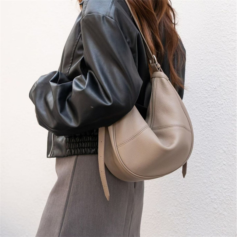 BURMINSA Genuine Leather Cresc - Women Bags Work ulasan dan harga