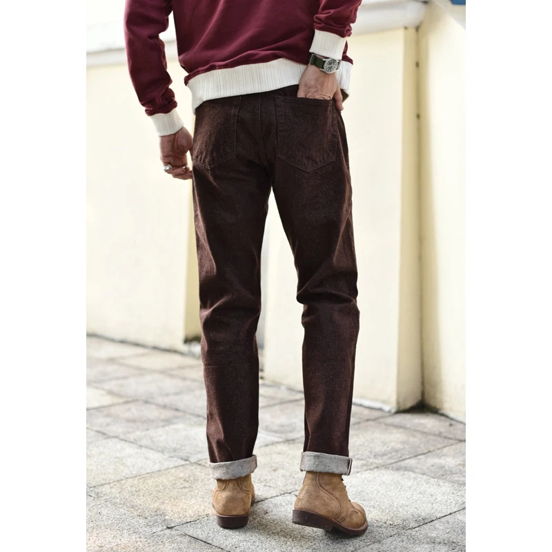 Saucezhan Men Jeans Brown Jean - Levis Jeans 501 ulasan dan harga