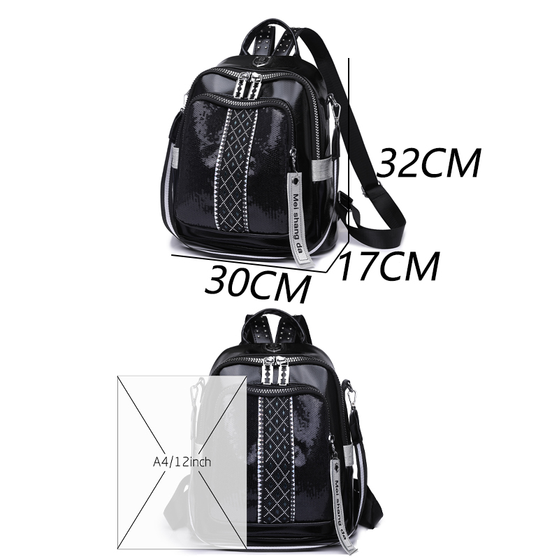 Large Capacity Leather Backpac - Mini Backpack Women ulasan dan harga